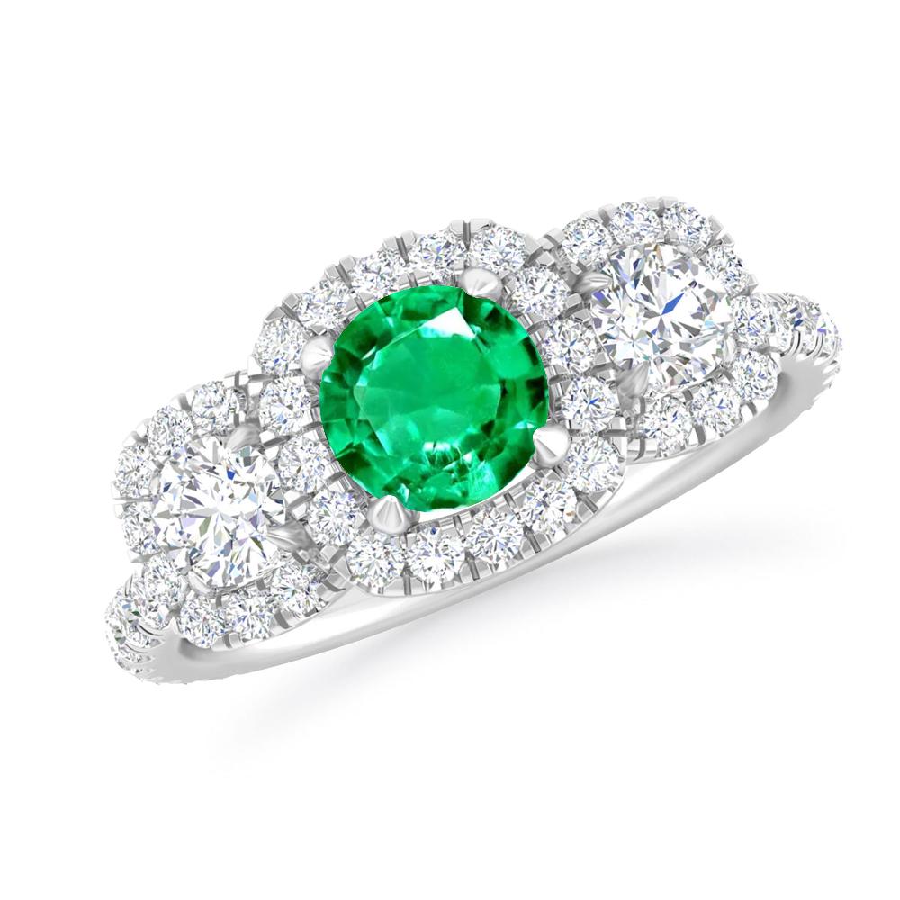 White Gold - Emerald