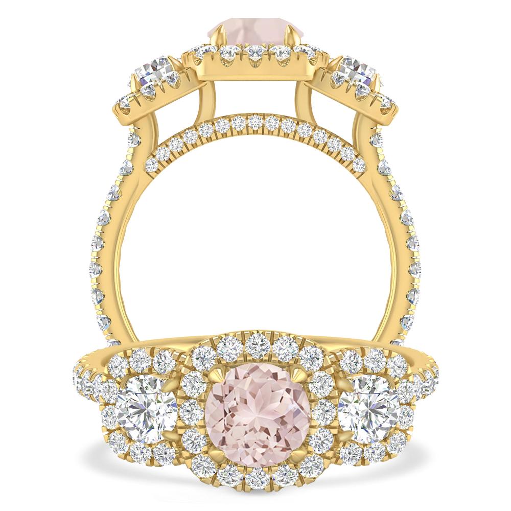 Yellow Gold - Morganite