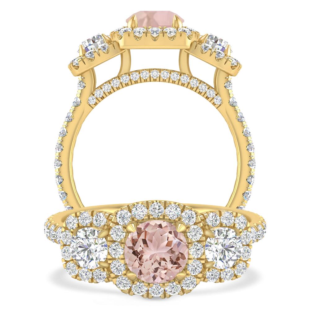 Yellow Gold - Morganite
