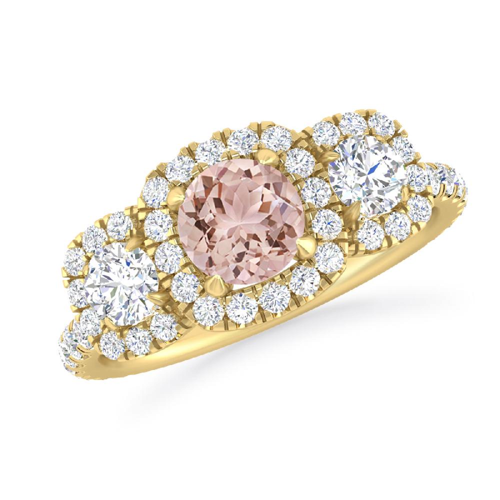 Yellow Gold - Morganite