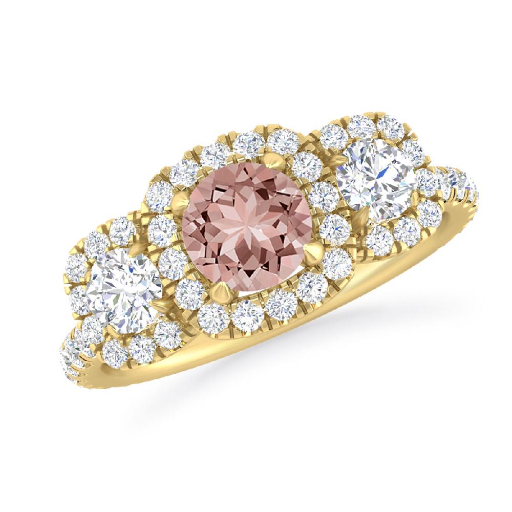 Yellow Gold - Morganite