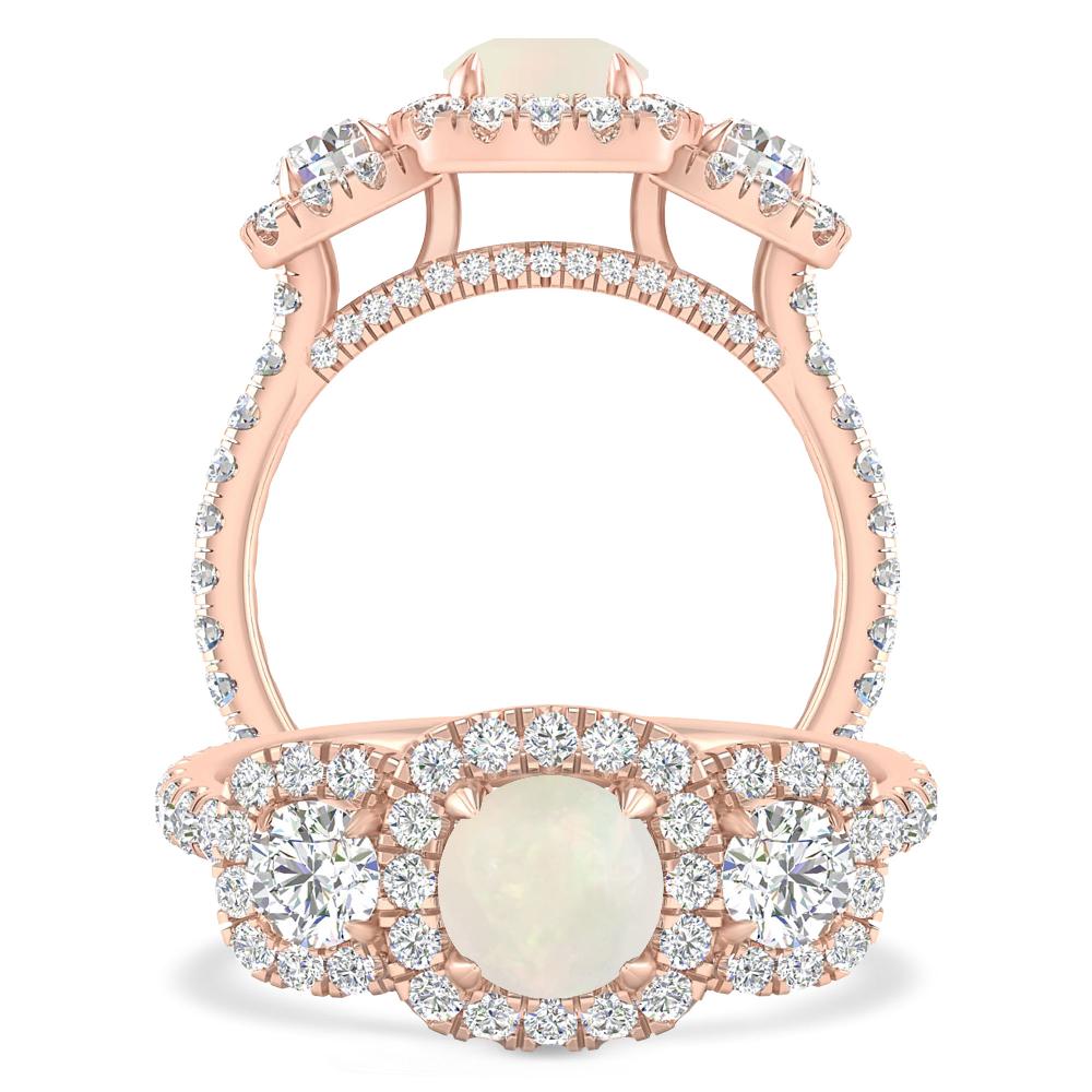 Rose Gold - Opal