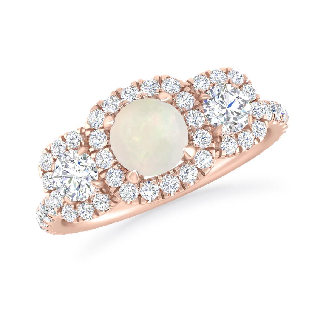 Rose Gold - Opal
