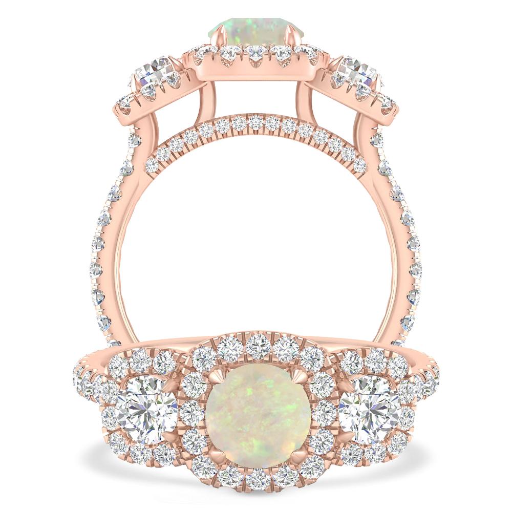 Rose Gold - Opal