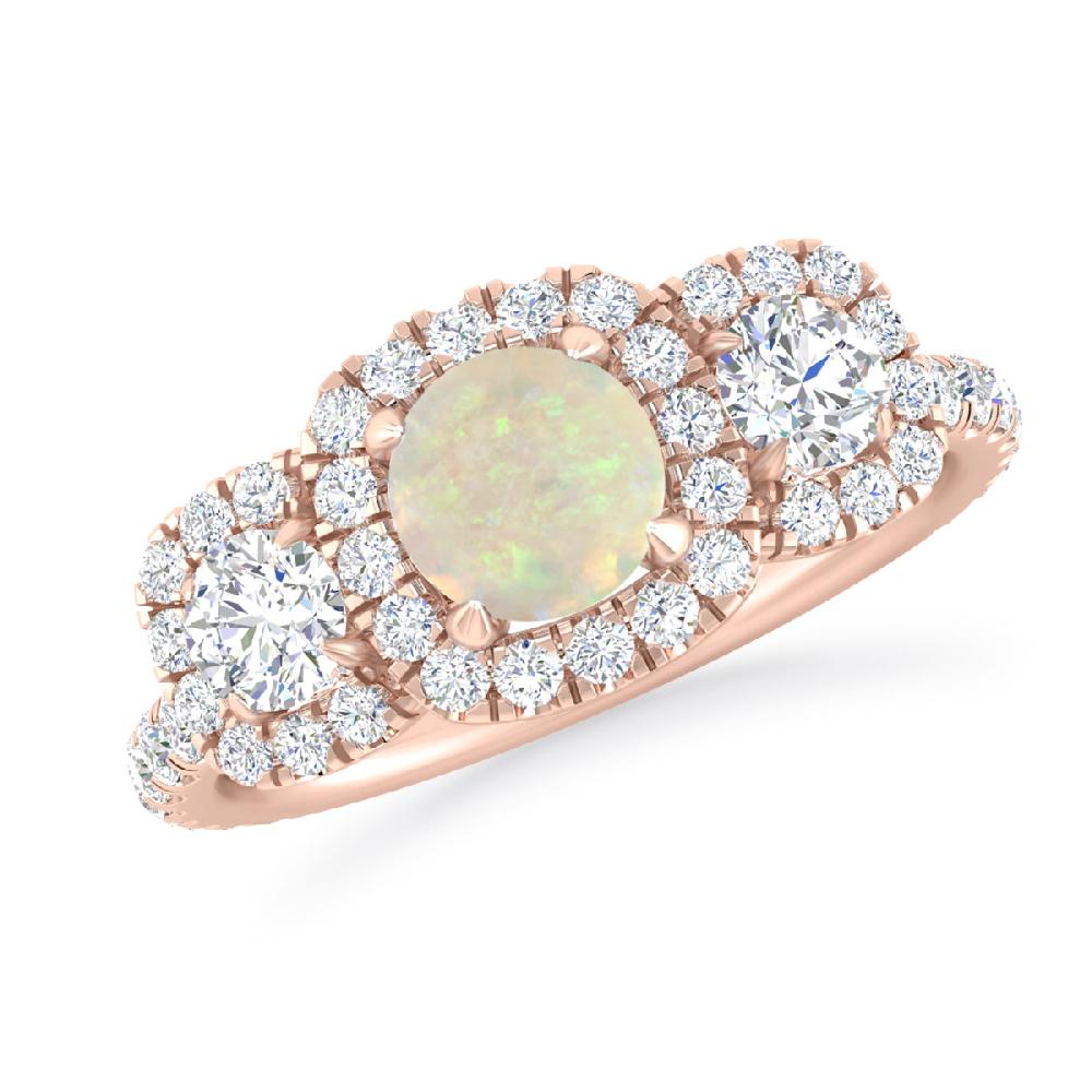 Rose Gold - Opal