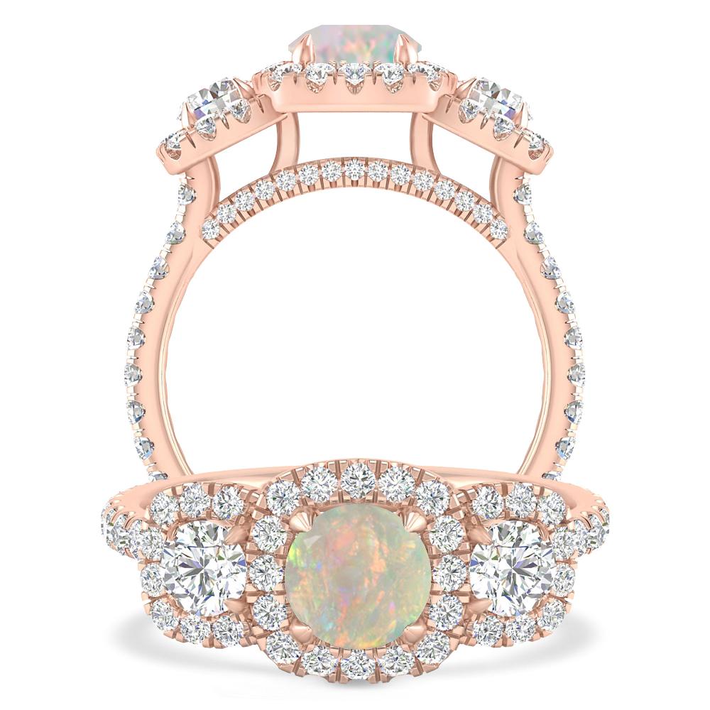 Rose Gold - Opal