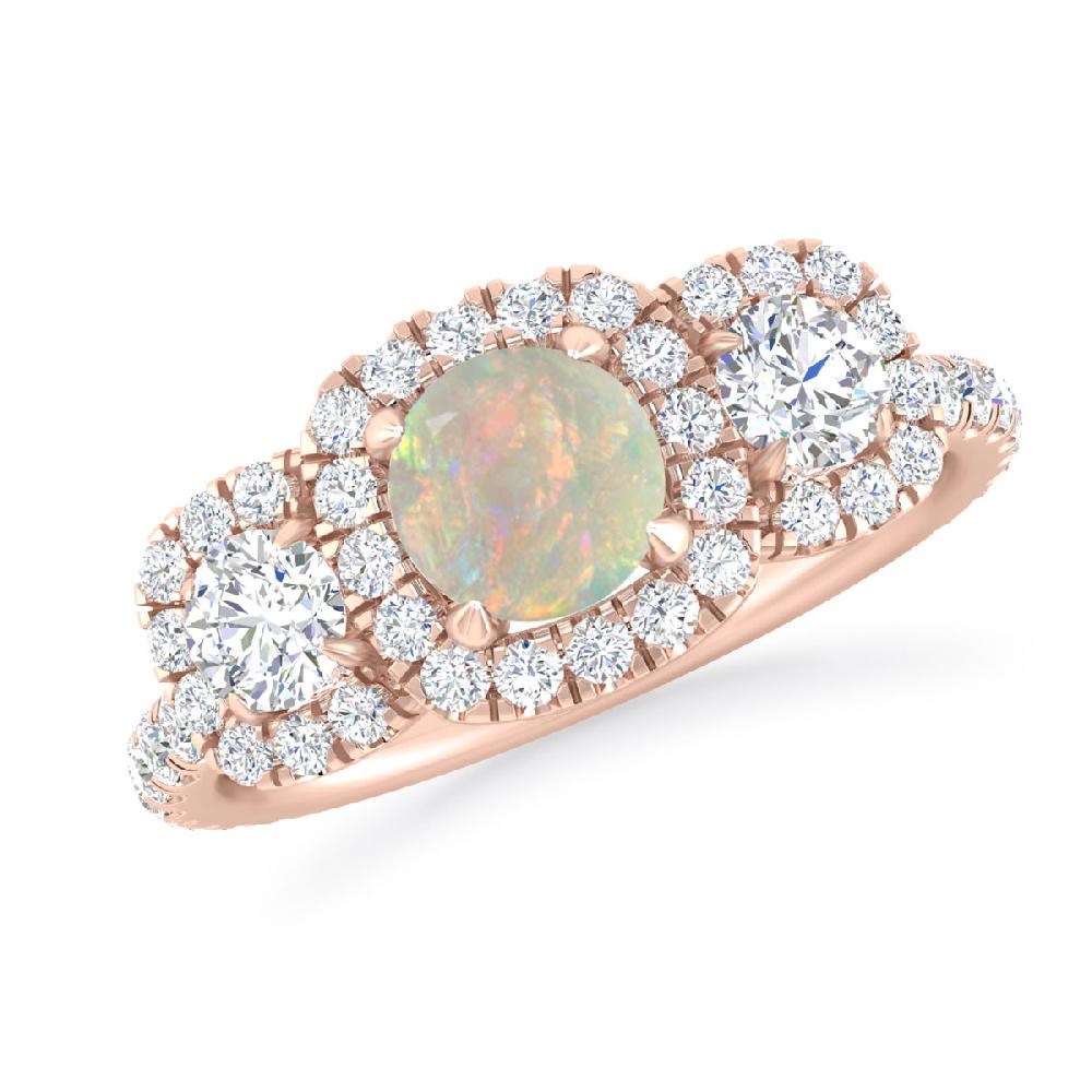 Rose Gold - Opal