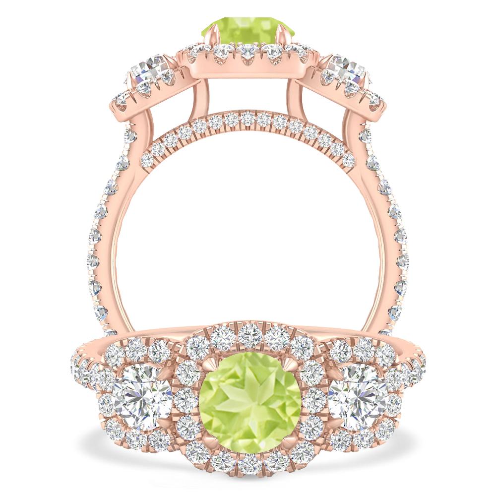 Rose Gold - Peridot