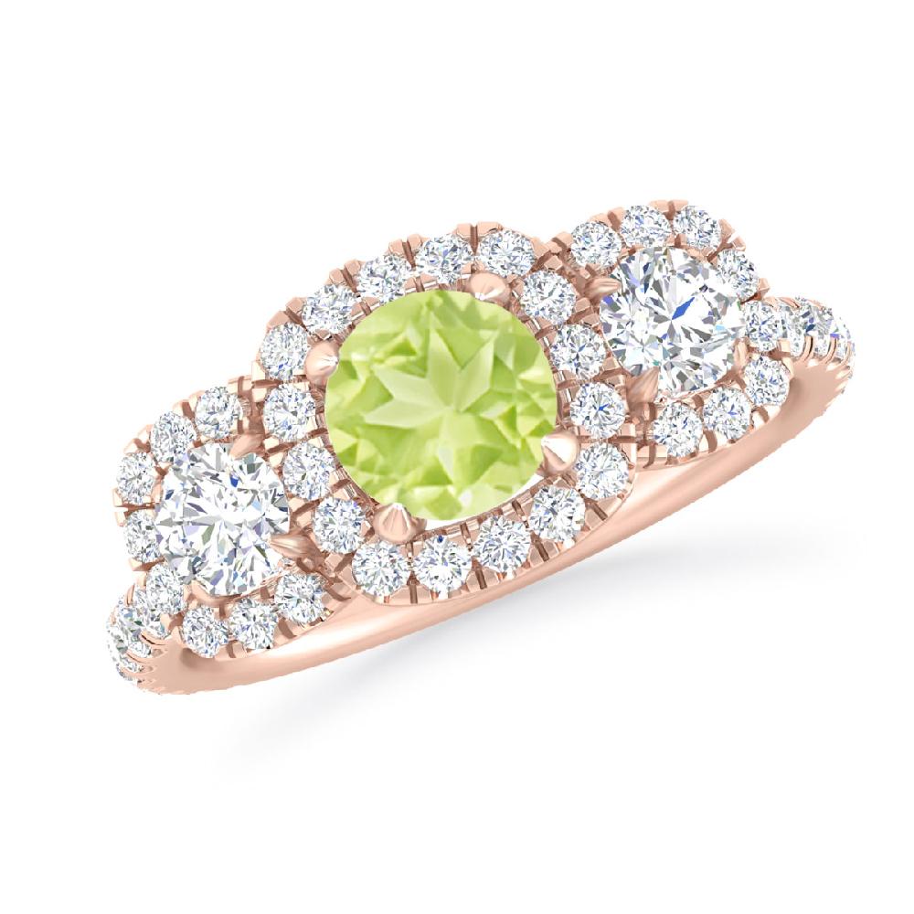 Rose Gold - Peridot