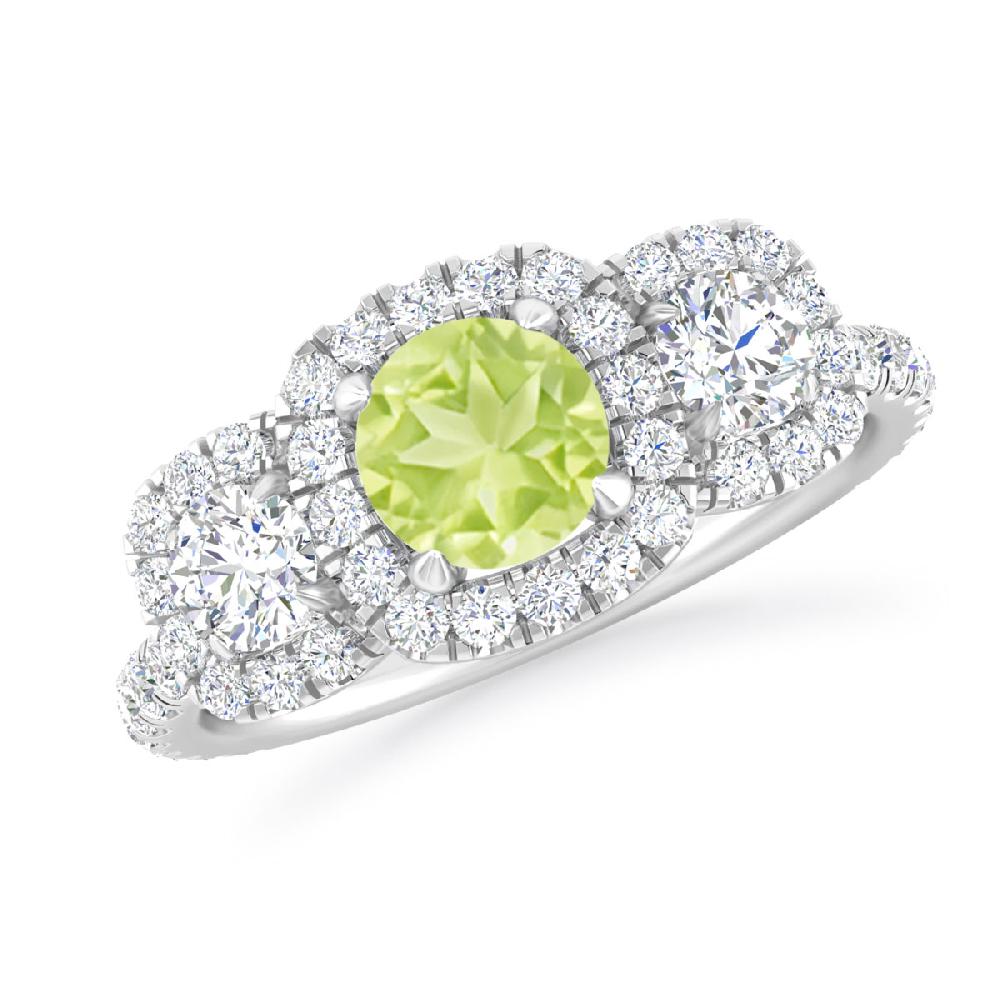 White Gold - Peridot