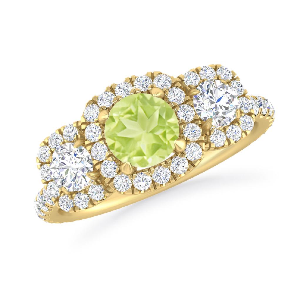 Yellow Gold - Peridot