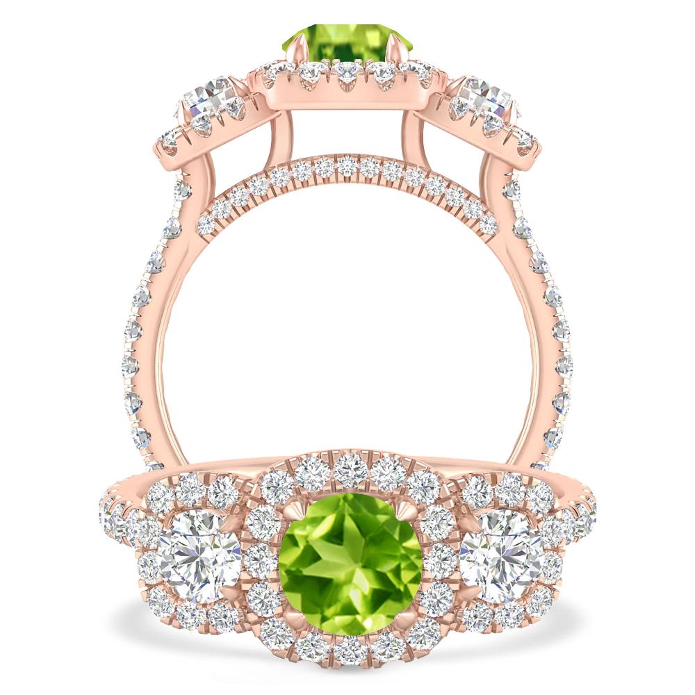 Rose Gold - Peridot