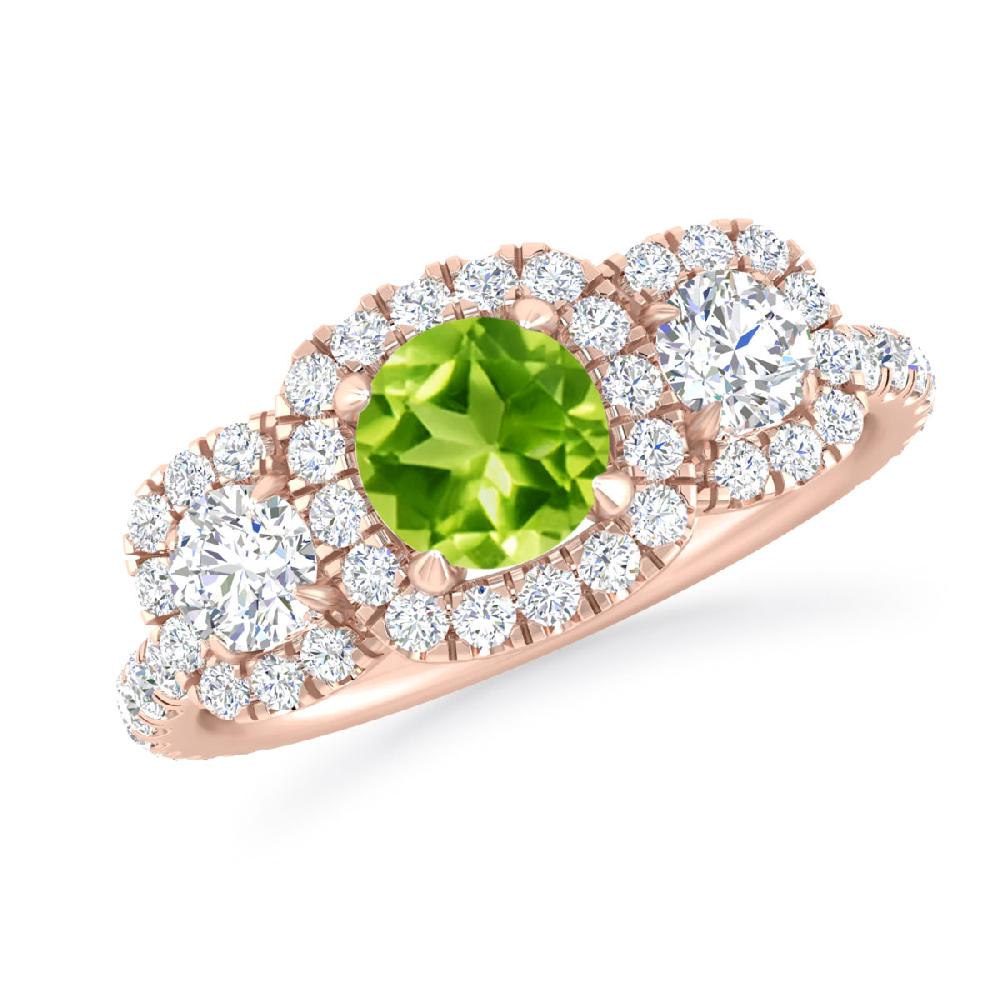 Rose Gold - Peridot