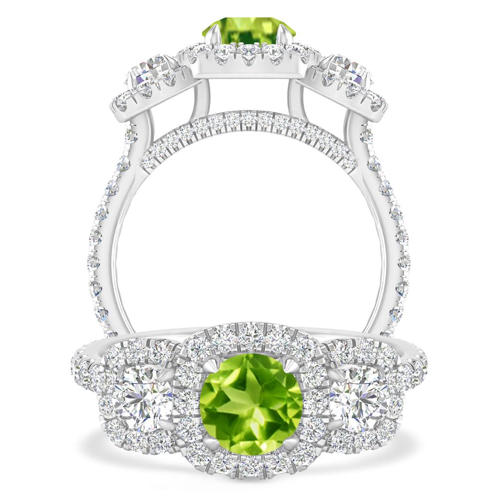 White Gold - Peridot