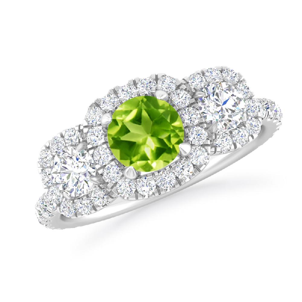 White Gold - Peridot