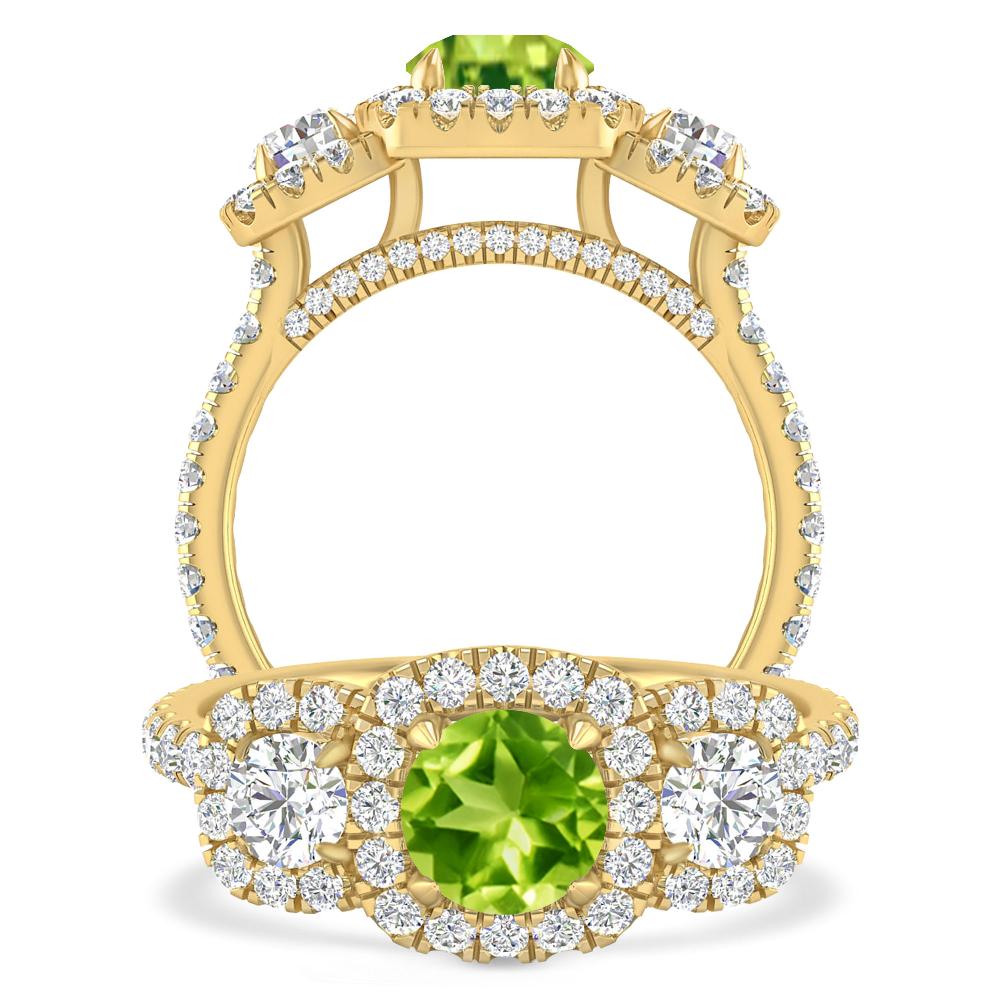 Yellow Gold - Peridot
