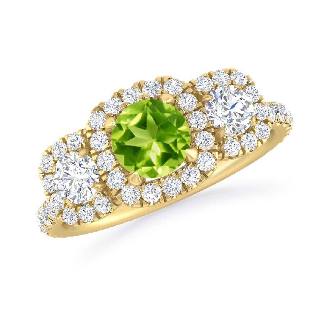 Yellow Gold - Peridot