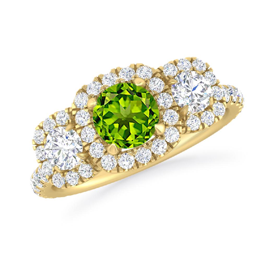 Yellow Gold - Peridot