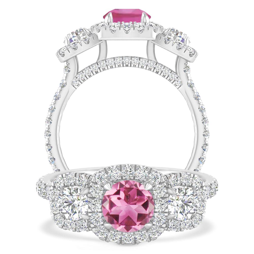 White Gold - Pink Tourmaline