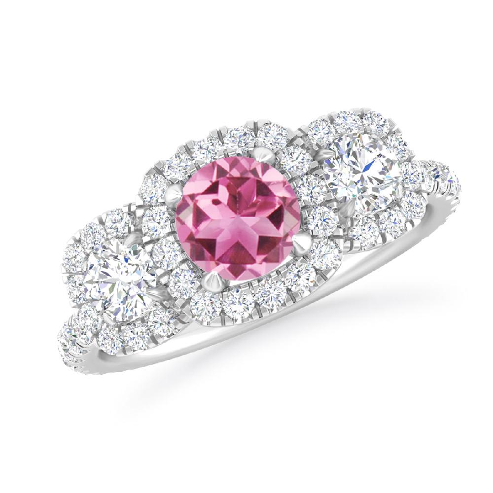 White Gold - Pink Tourmaline
