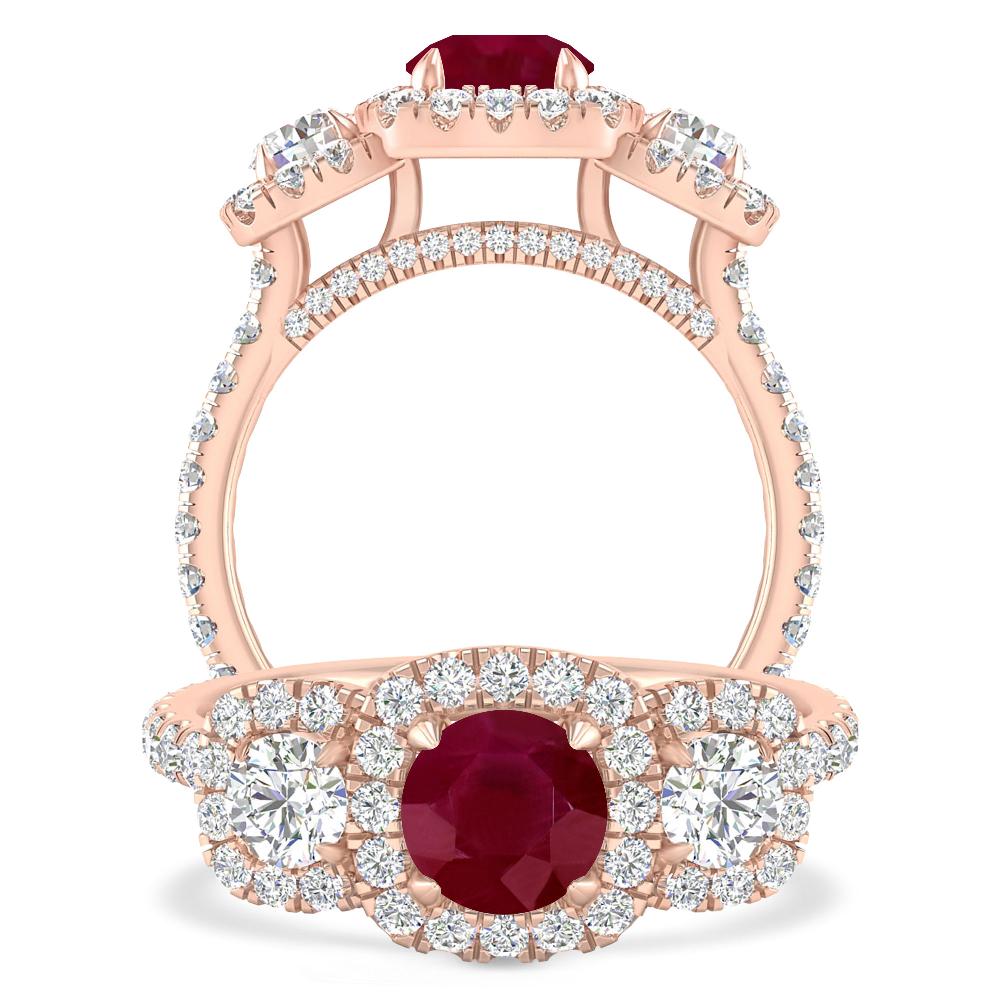 Rose Gold - Ruby