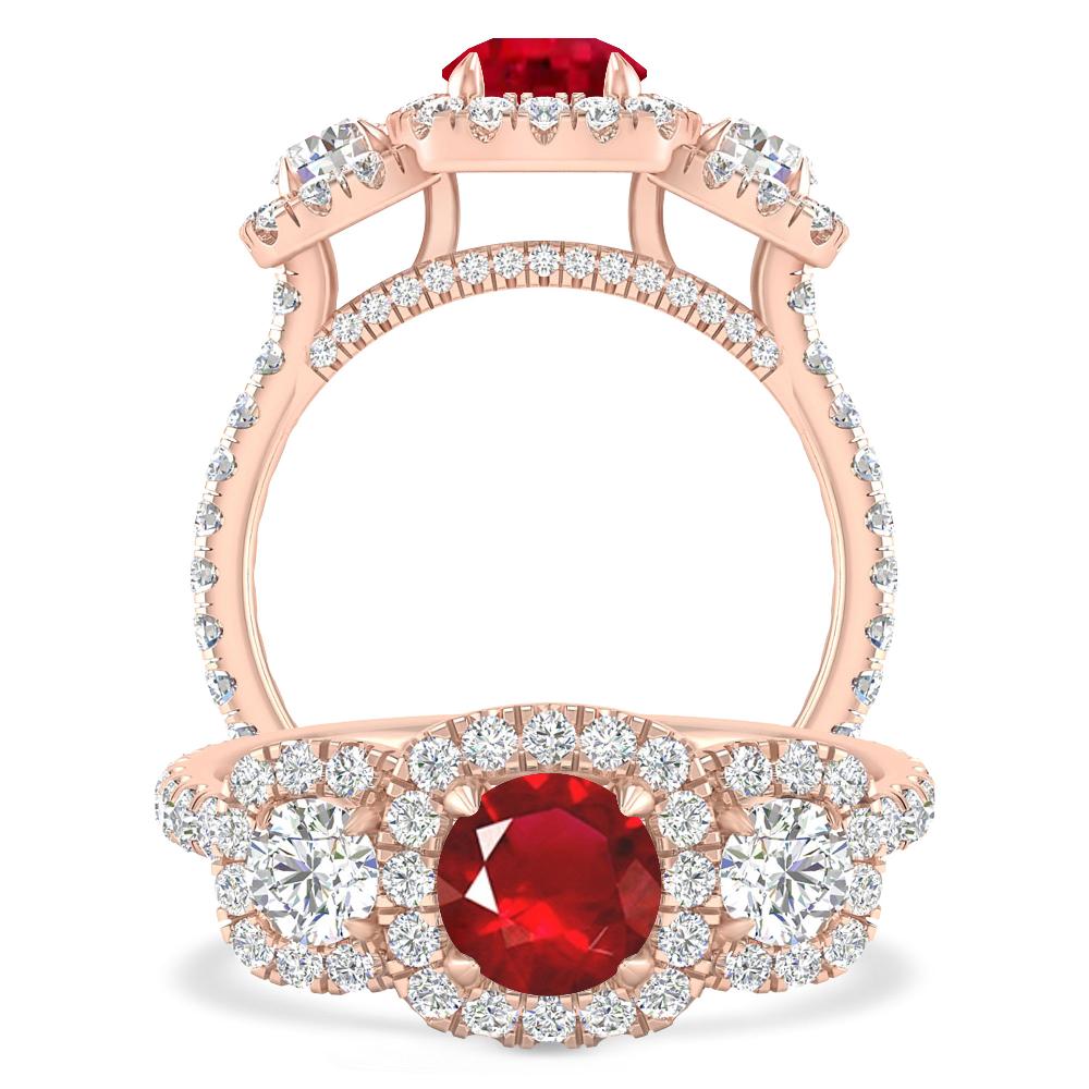 Rose Gold - Ruby