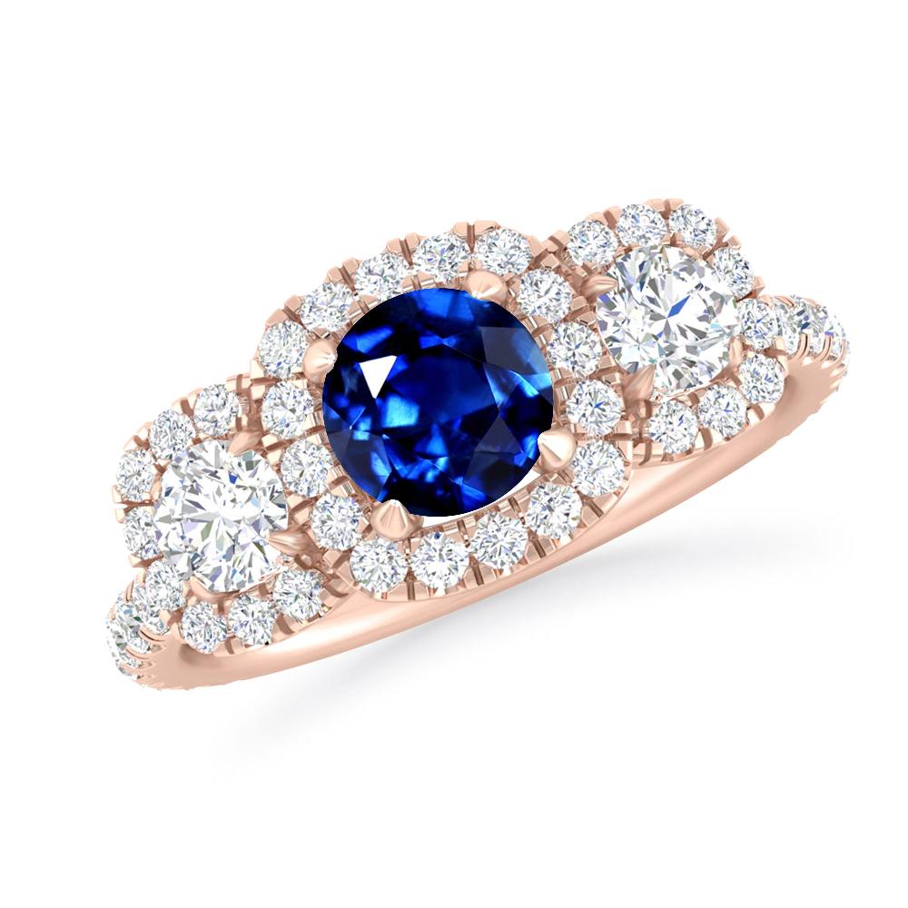 Rose Gold - Sapphire