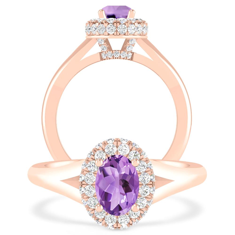 Rose Gold - Amethyst