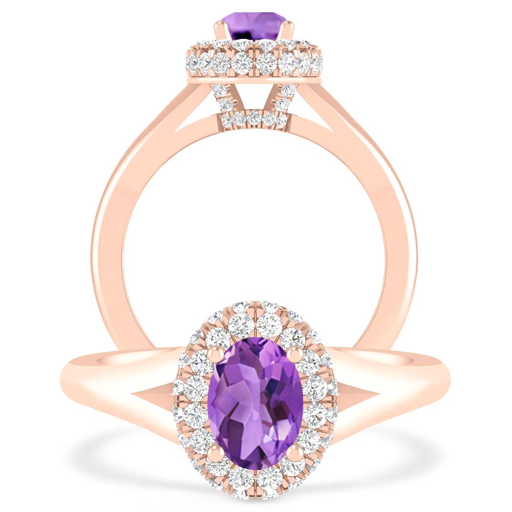 Rose Gold - Amethyst