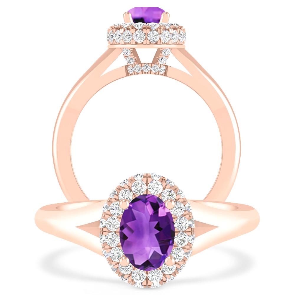 Rose Gold - Amethyst