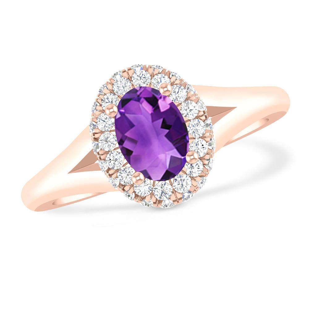 Rose Gold - Amethyst