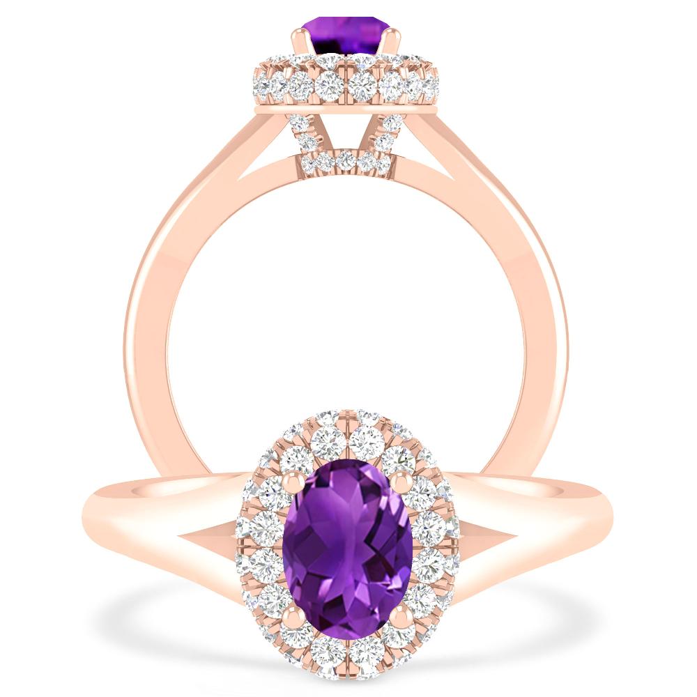 Rose Gold - Amethyst