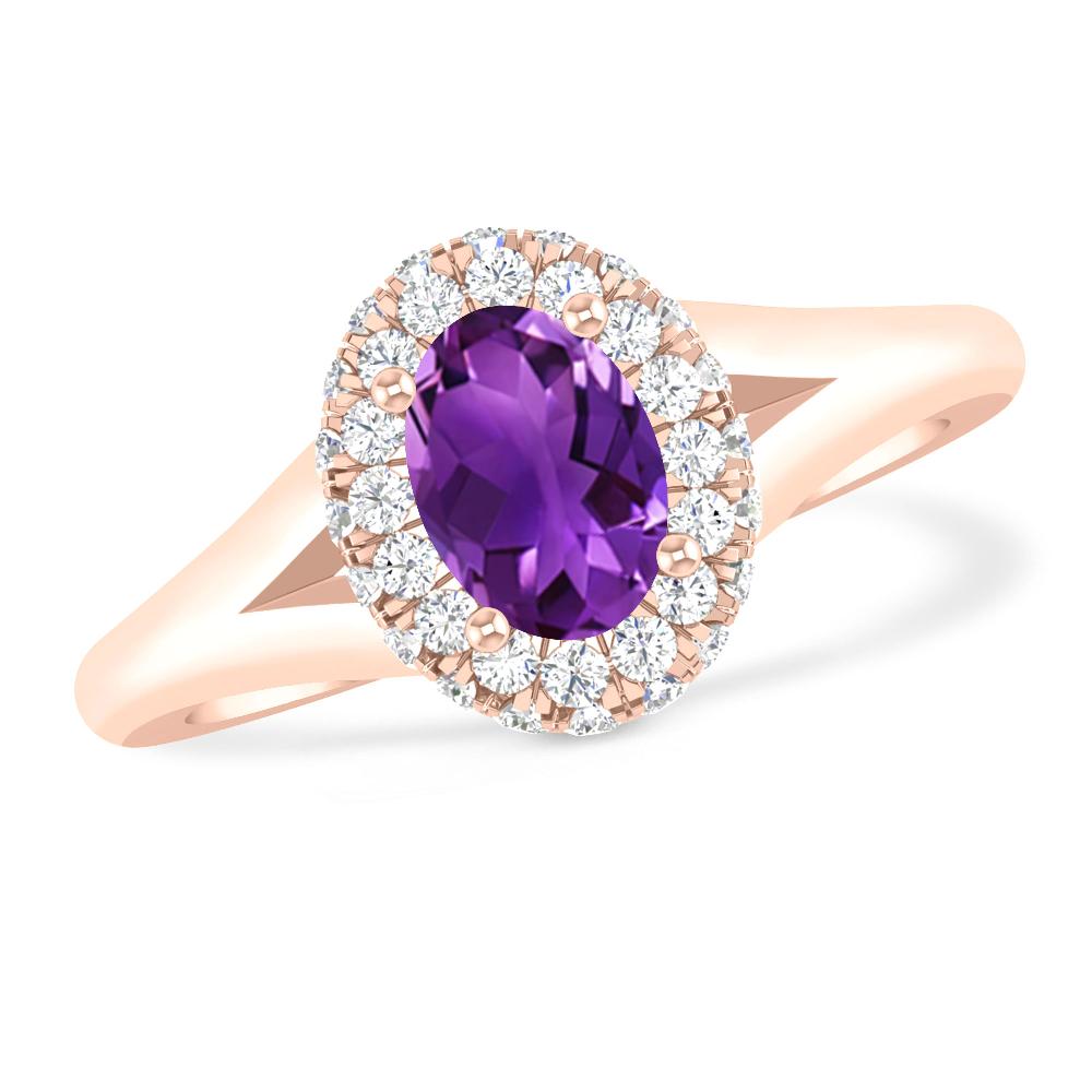 Rose Gold - Amethyst