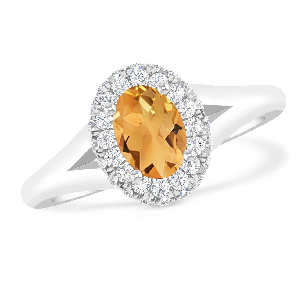 White Gold - Citrine