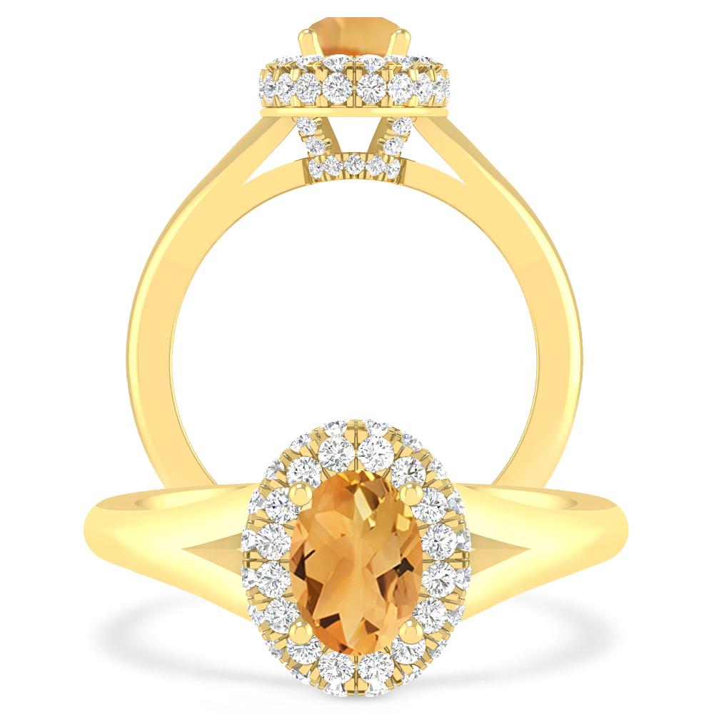 Yellow Gold - Citrine