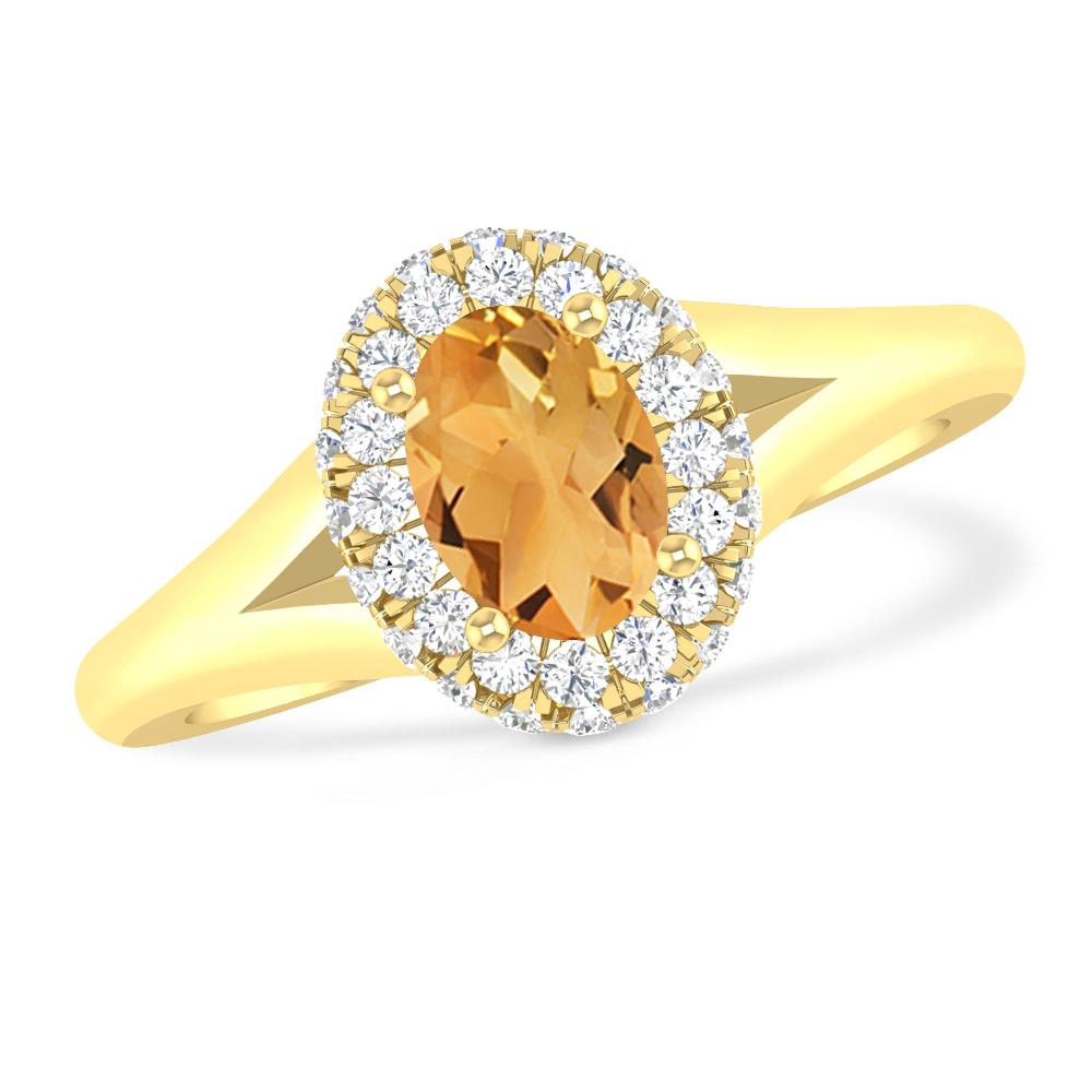 Yellow Gold - Citrine