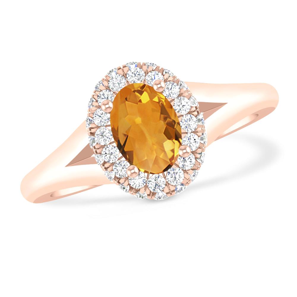 Rose Gold - Citrine