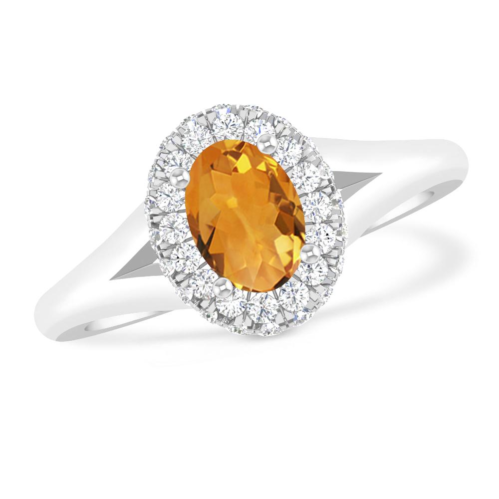 White Gold - Citrine