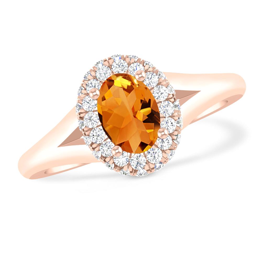 Rose Gold - Citrine