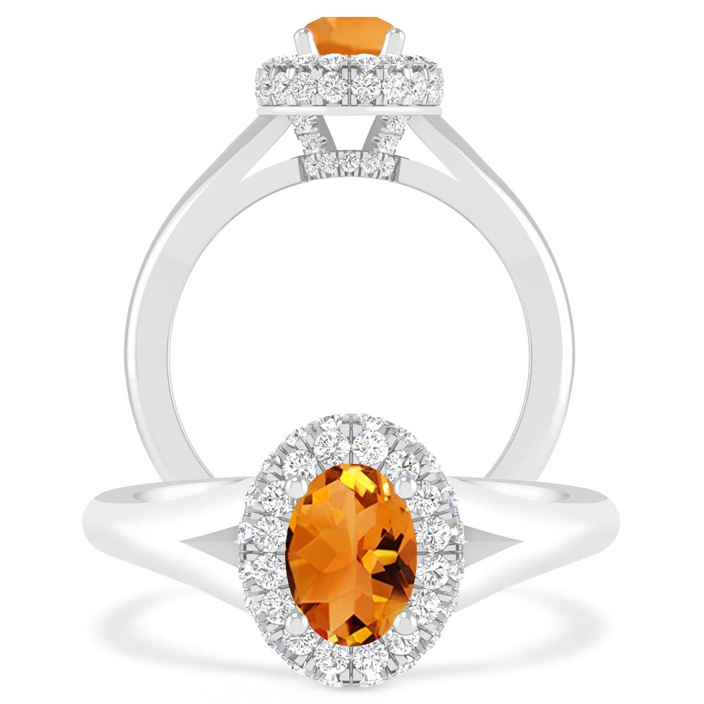 White Gold - Citrine