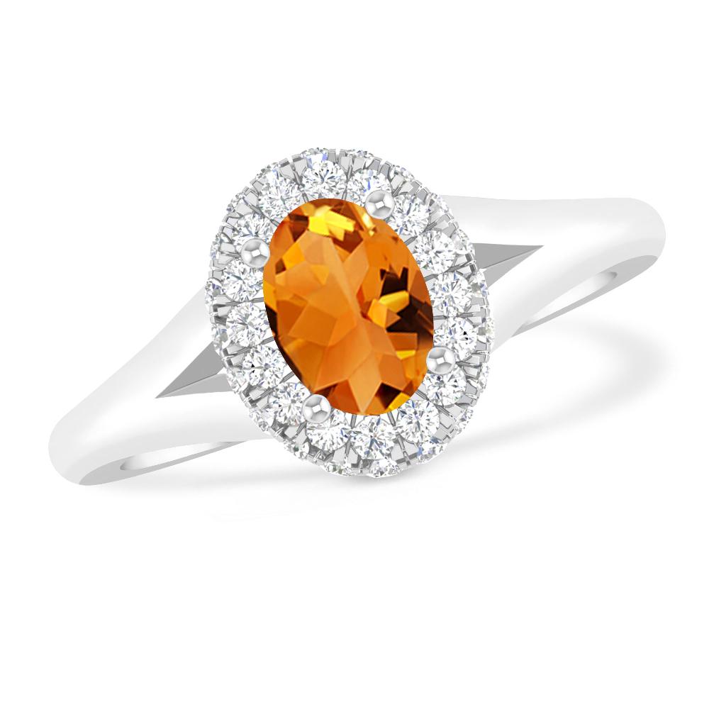 White Gold - Citrine