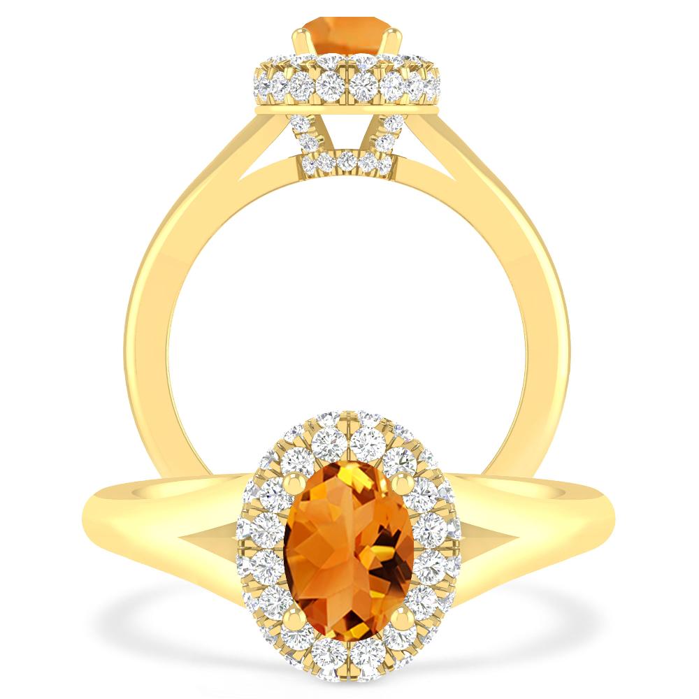 Yellow Gold - Citrine