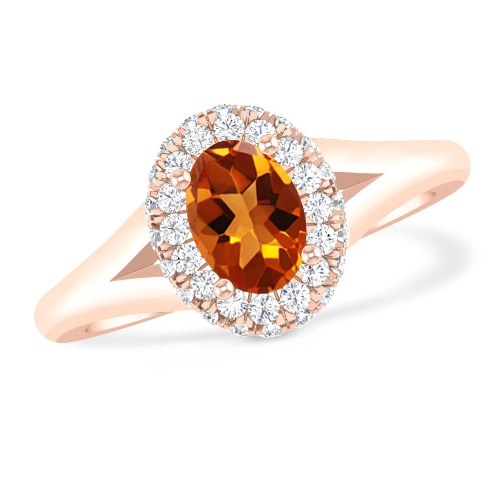 Rose Gold - Citrine