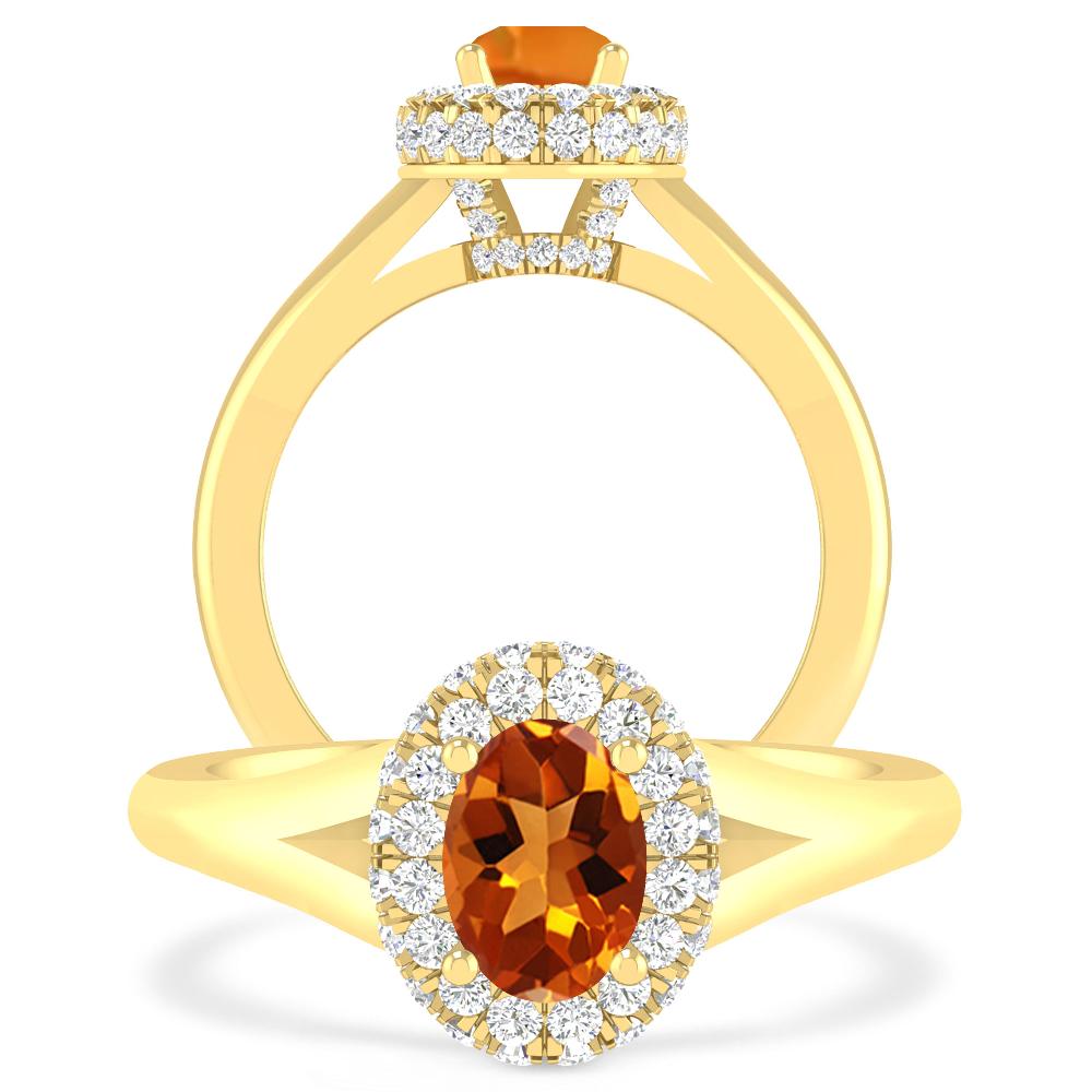 Yellow Gold - Citrine