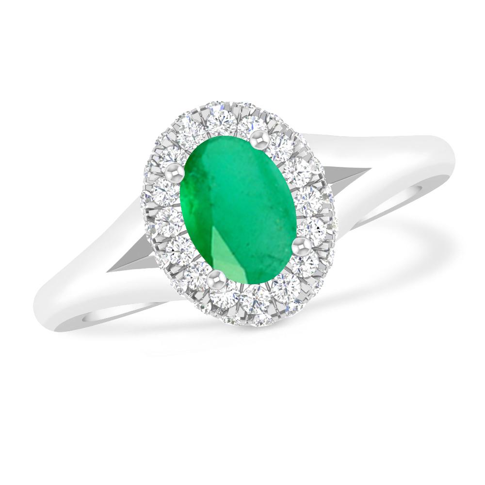 White Gold - Emerald