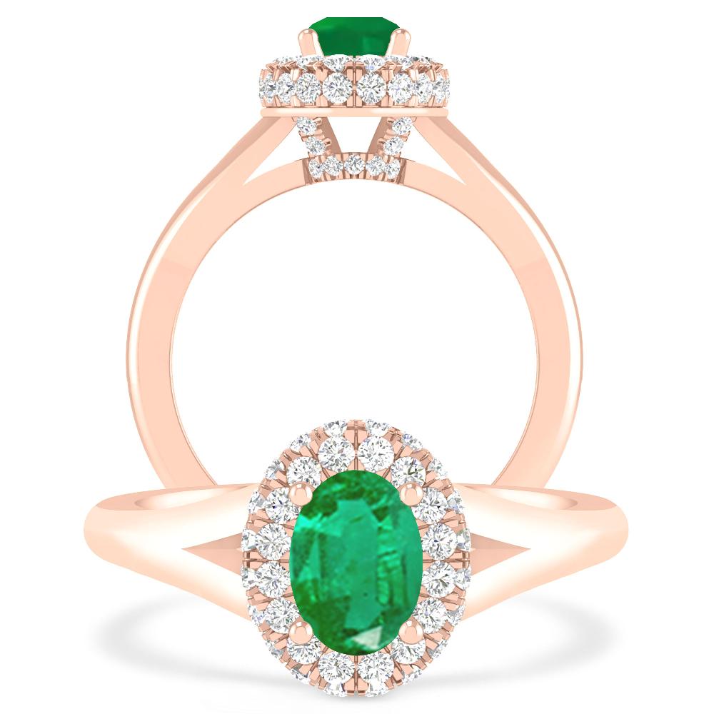 Rose Gold - Emerald