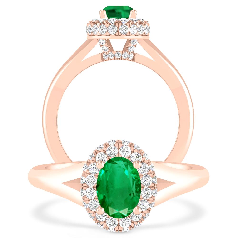 Rose Gold - Emerald