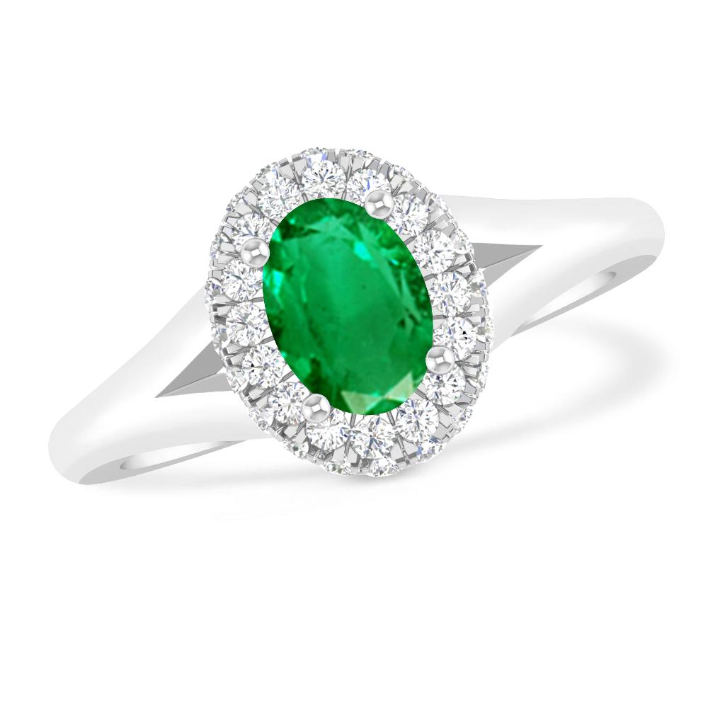 White Gold - Emerald