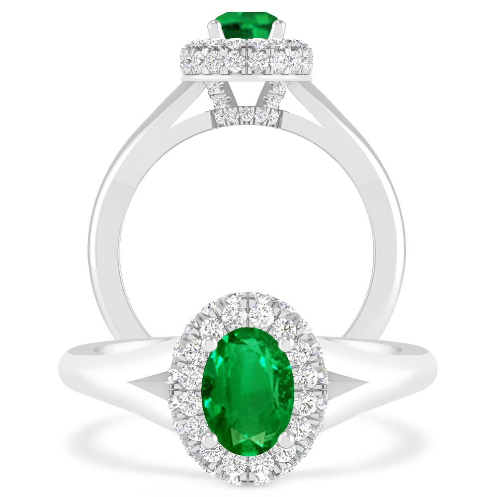 White Gold - Emerald