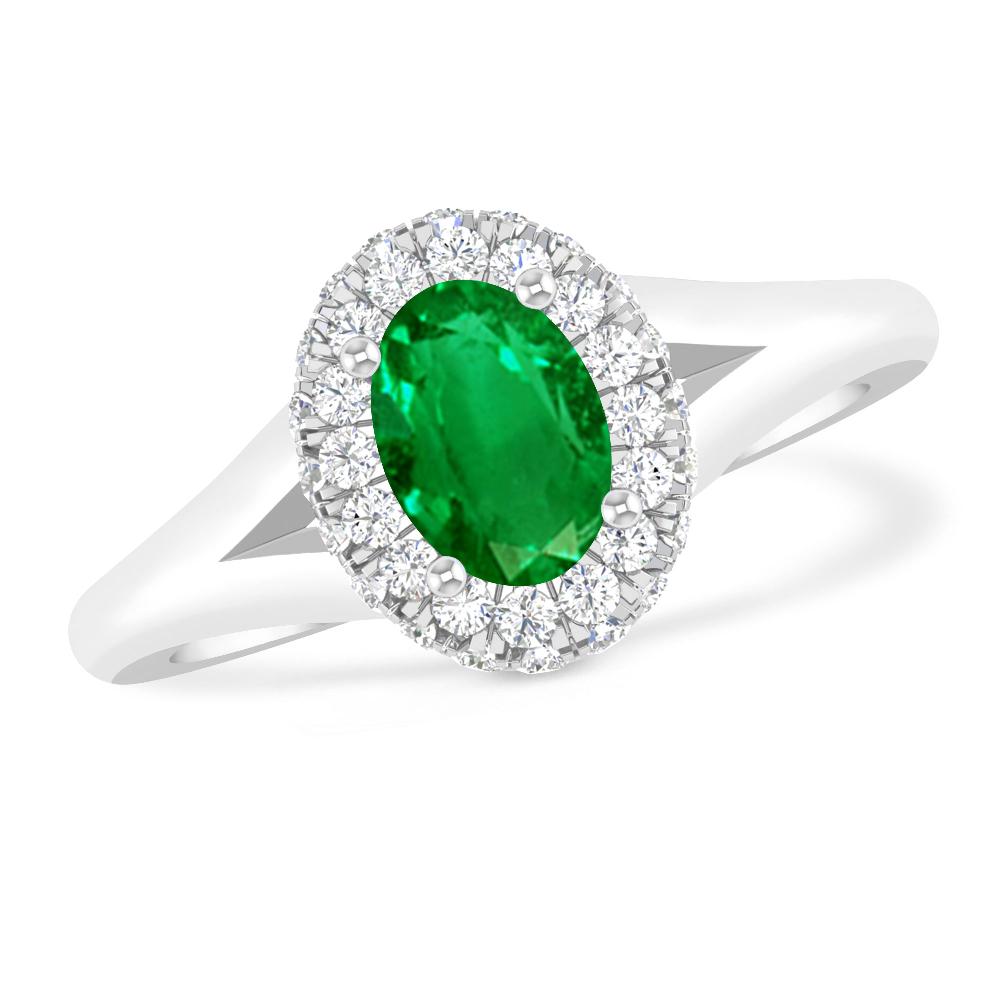 White Gold - Emerald